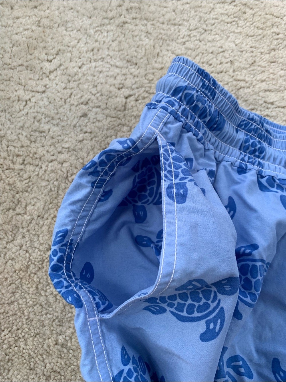 Vilebrequin Men's Size Triple Extra Large XXXL Blue Turtle Resort Swim Trunks - Picture 5 of 11